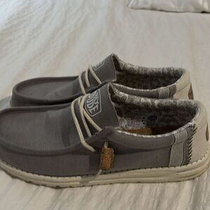 Hey Dude Wally Canva Grey